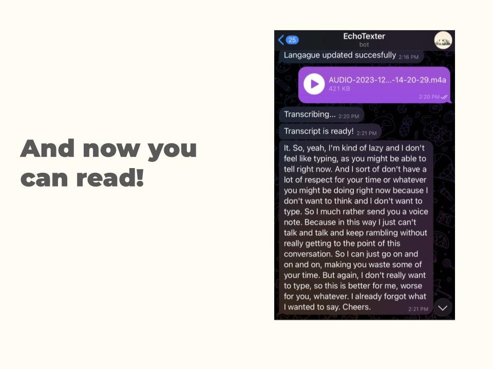 EchoTexter media 5
