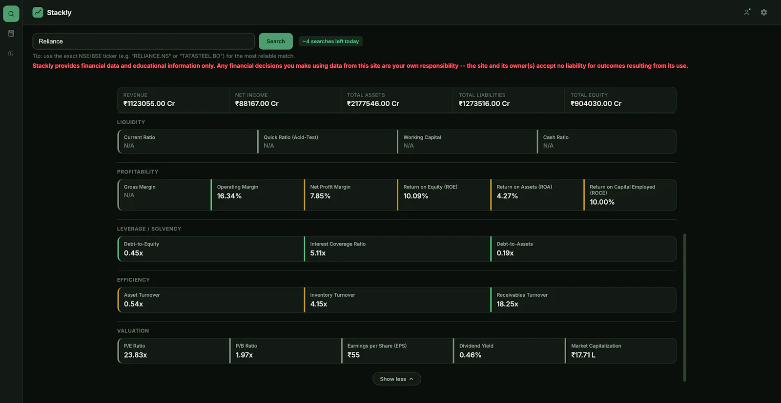 Stackly screenshot 3