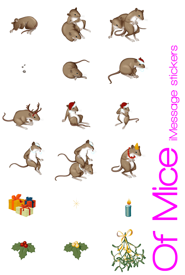 Of Mice stickers gallery image