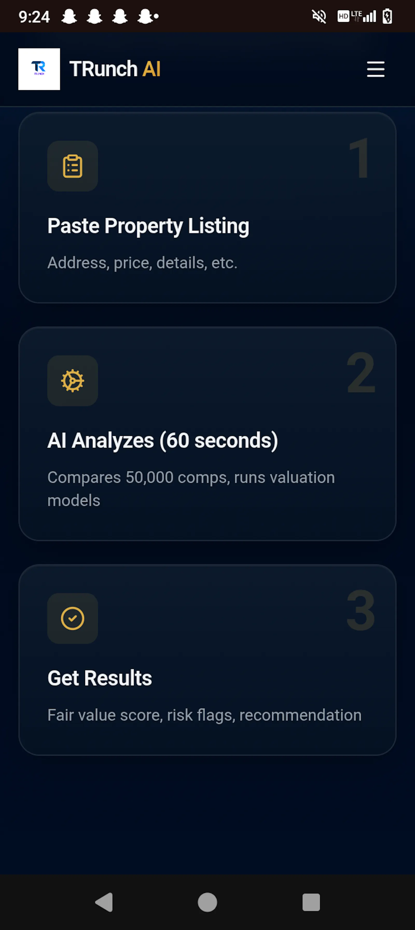 TRunch AI  screenshot 2