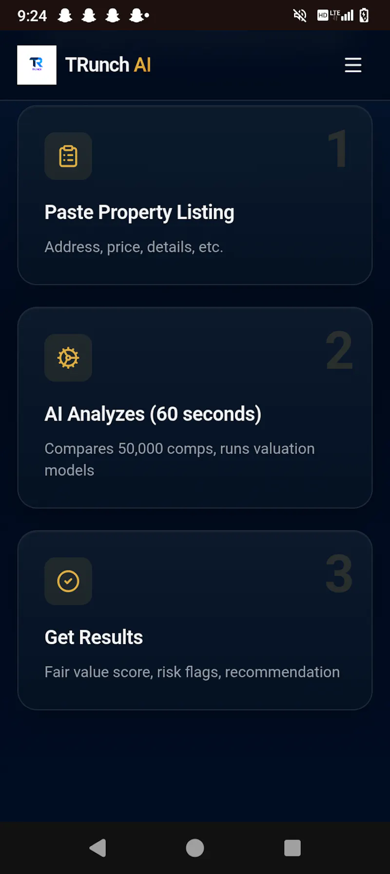TRunch AI  screenshot 2