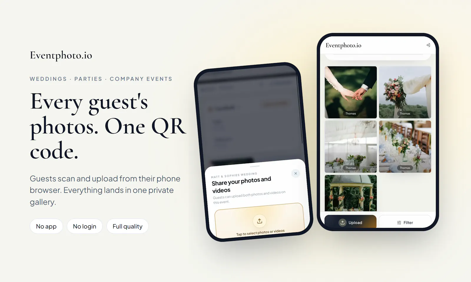 Eventphoto.io screenshot 2
