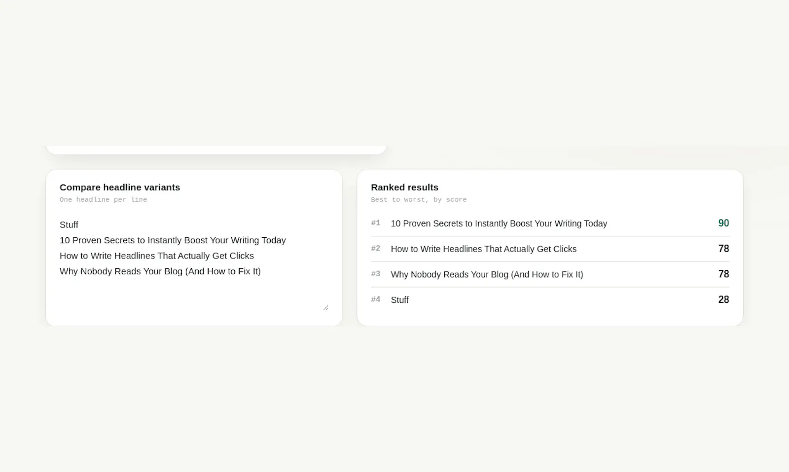 Hook — Headline & Title Analyzer screenshot 6