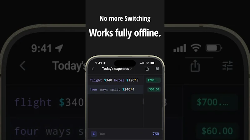CalcBook screenshot 1 (video preview)