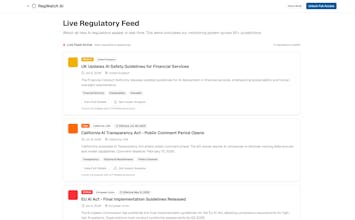 RegWatch AI gallery image