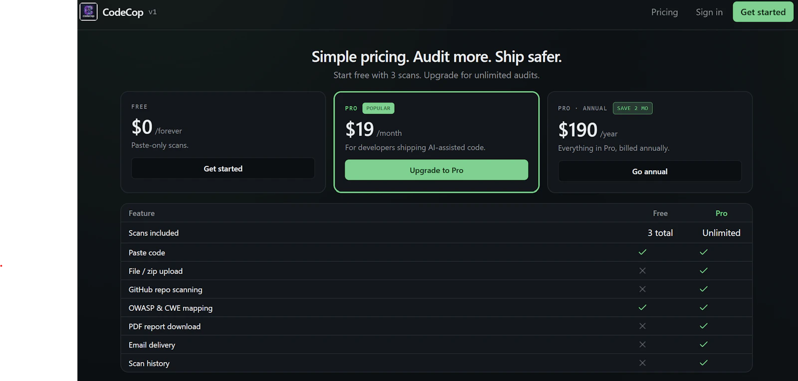 Codecop screenshot 3