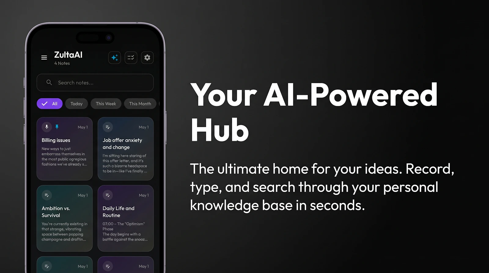 ZultaAI: Encrypted AI Notes screenshot 2