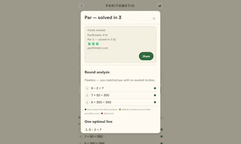 Parithmetic screenshot 2