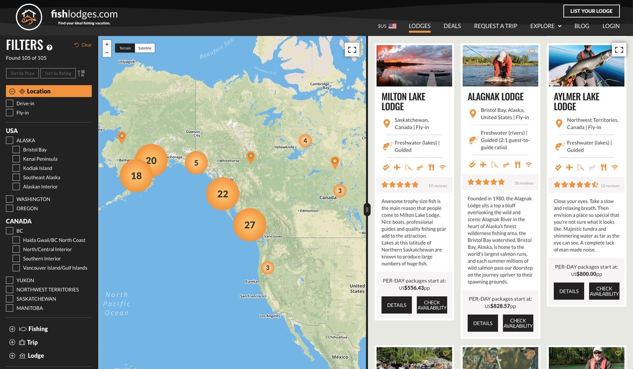fishlodges.com gallery image