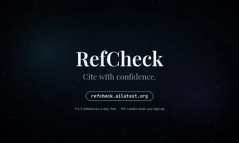 RefCheck screenshot 4