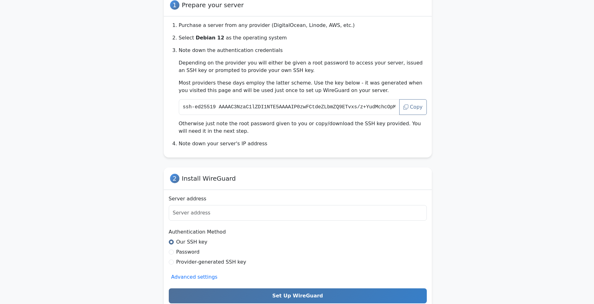 Unhost - अपने स्वयं के Wireguard VPN सर्वर को सहजता से सेट करें मीडिया 3