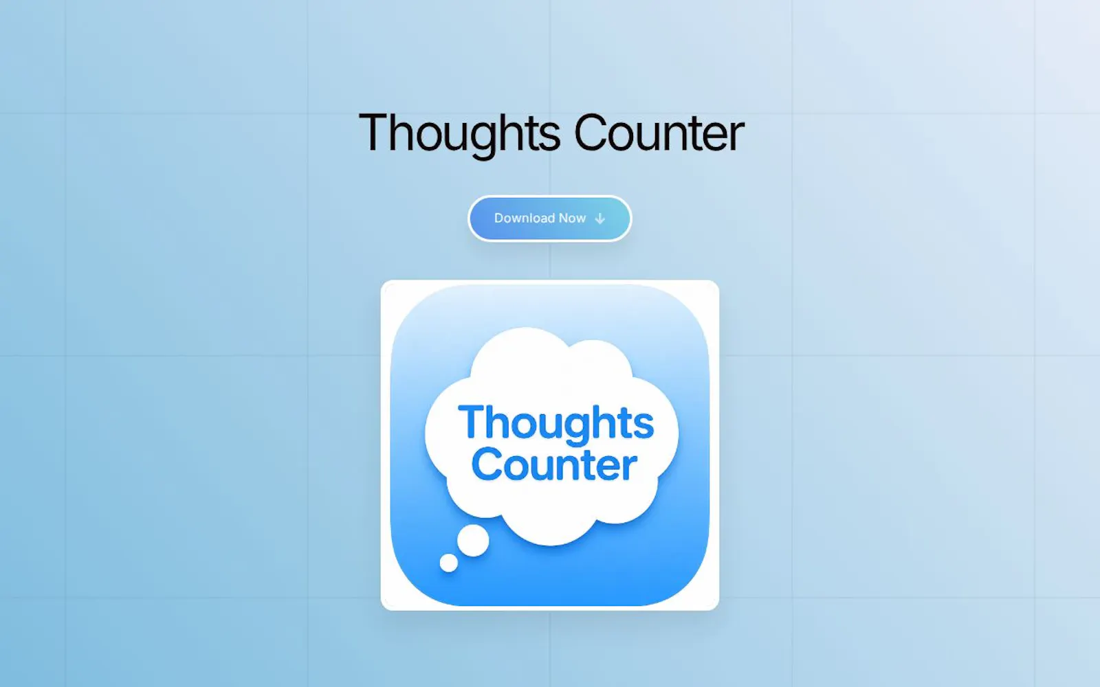 Thoughts Counter screenshot 1