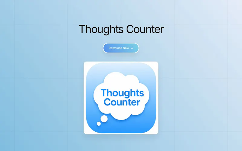 Thoughts Counter screenshot 1