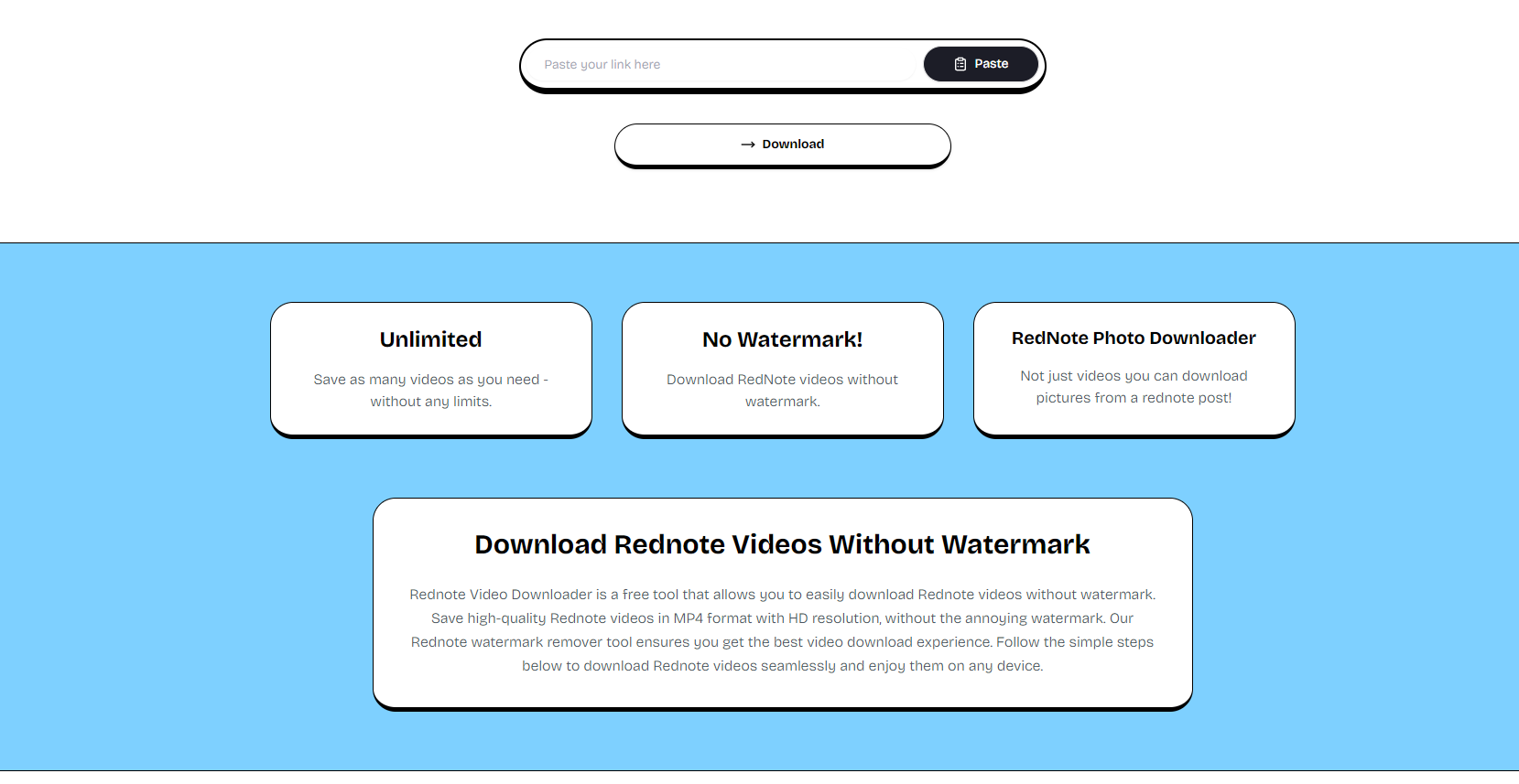 Media Trình tải xuống video Rednote - Tải xuống video Rednote mà không có hình mờ 2