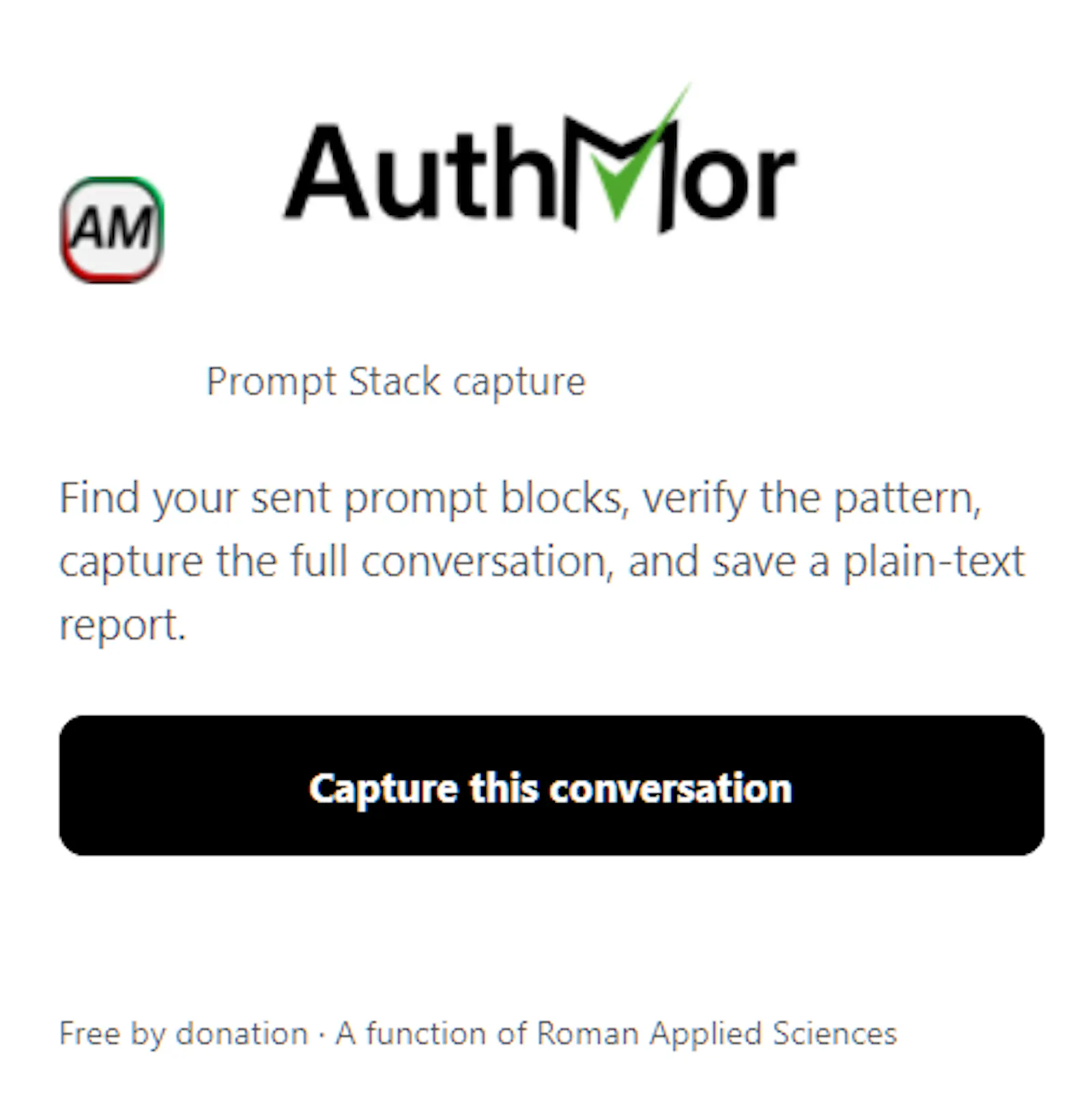 Authmor screenshot 1