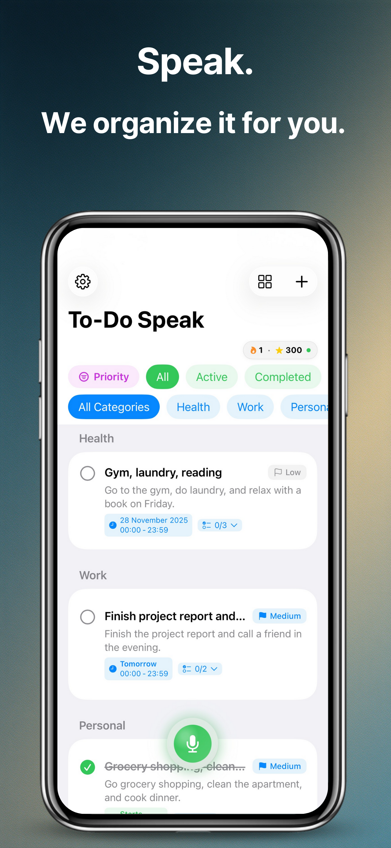 To-Do Speak AI: Voice Tasks gallery image