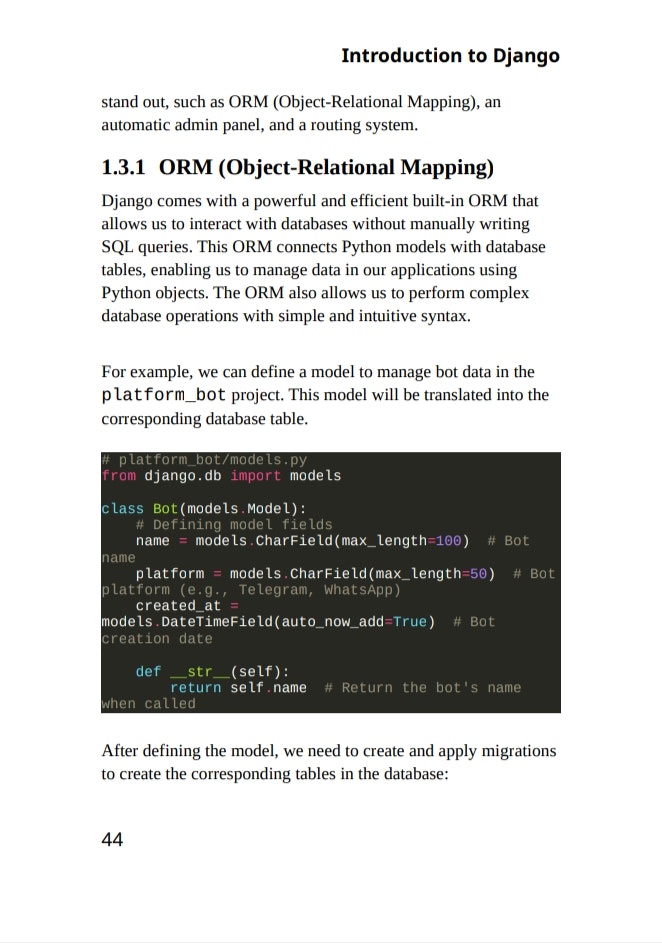 Construire une plate-forme bot avec Django media 2