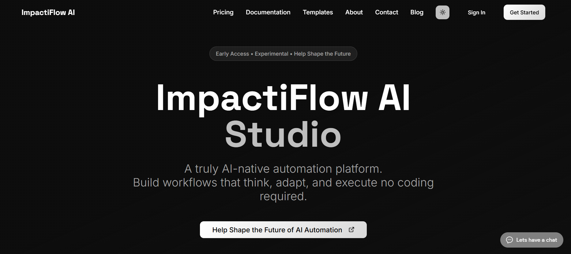 Impactiflow AI Studio logo