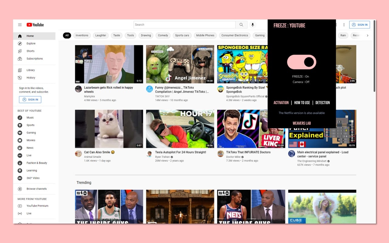 FREEZE : YOUTUBE gallery image