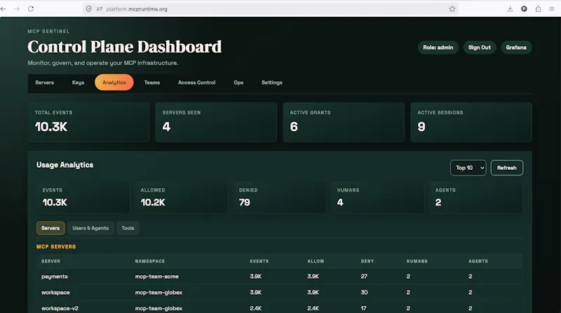 MCP Runtime screenshot 9