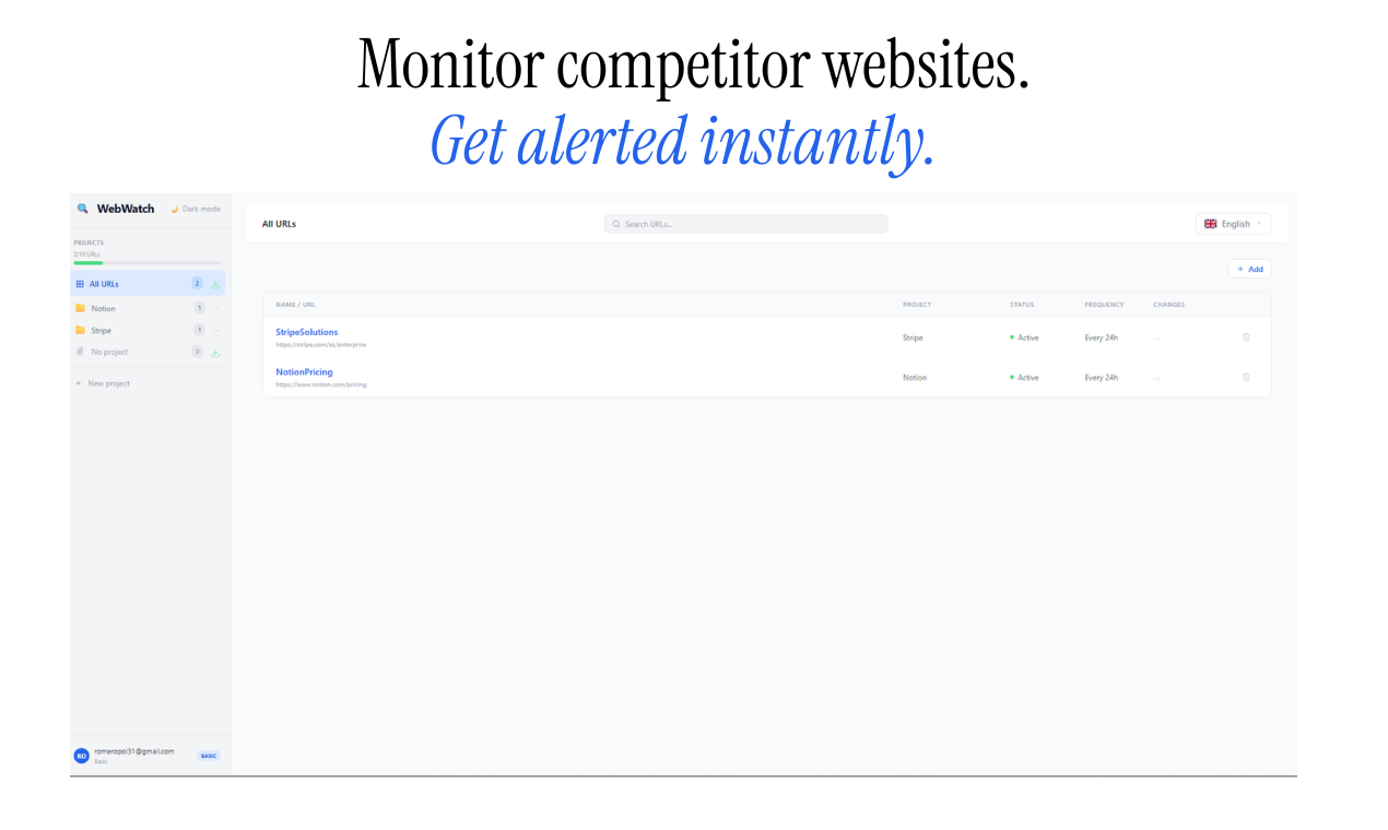 WebWatch — Monitor Website Changes gallery image