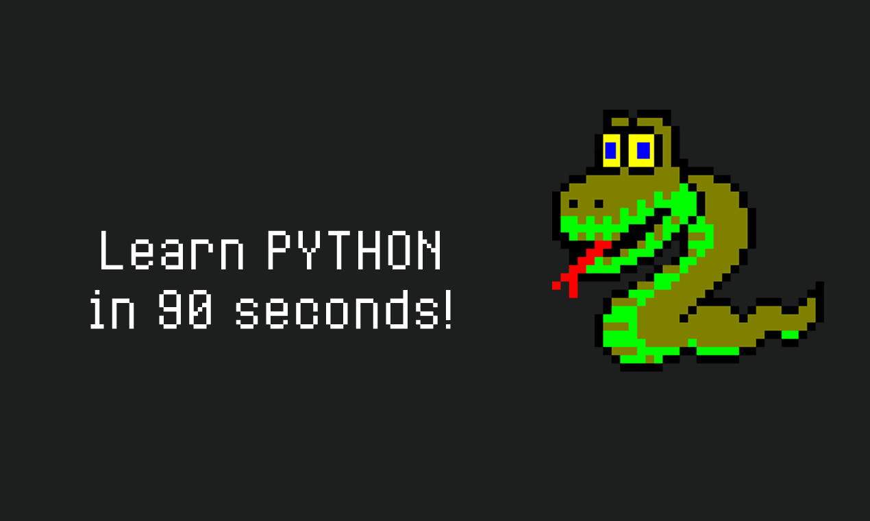 Learn python in 90 seconds! gallery image
