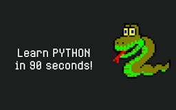 Learn python in 90 seconds! media 1