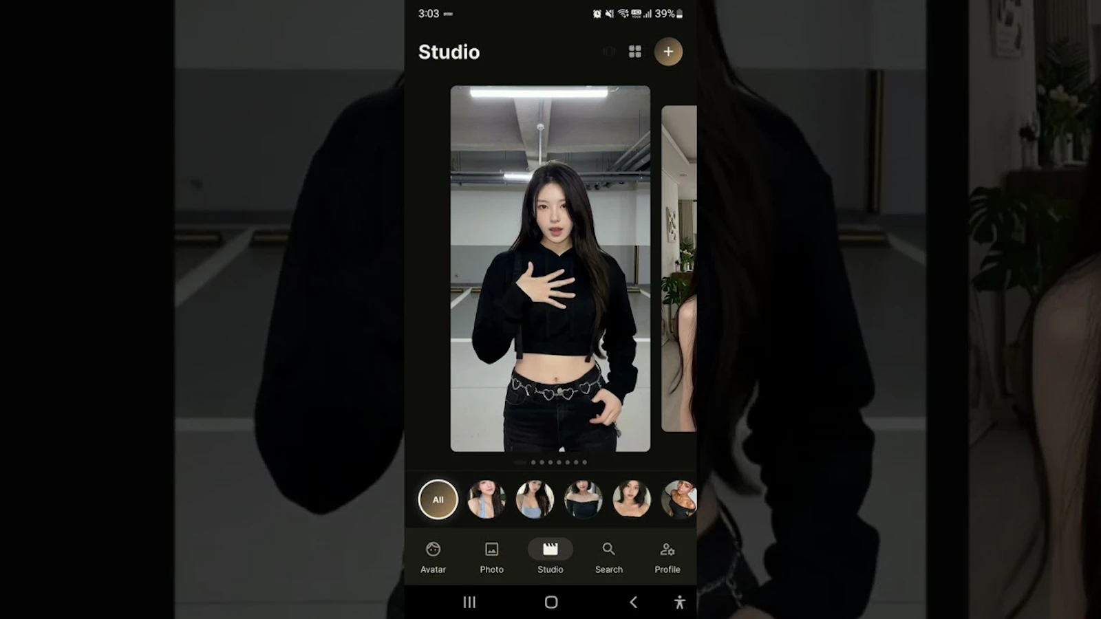 GlowGram screenshot 1 (video preview)