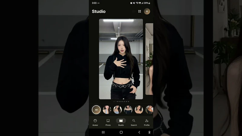GlowGram screenshot 1 (video preview)