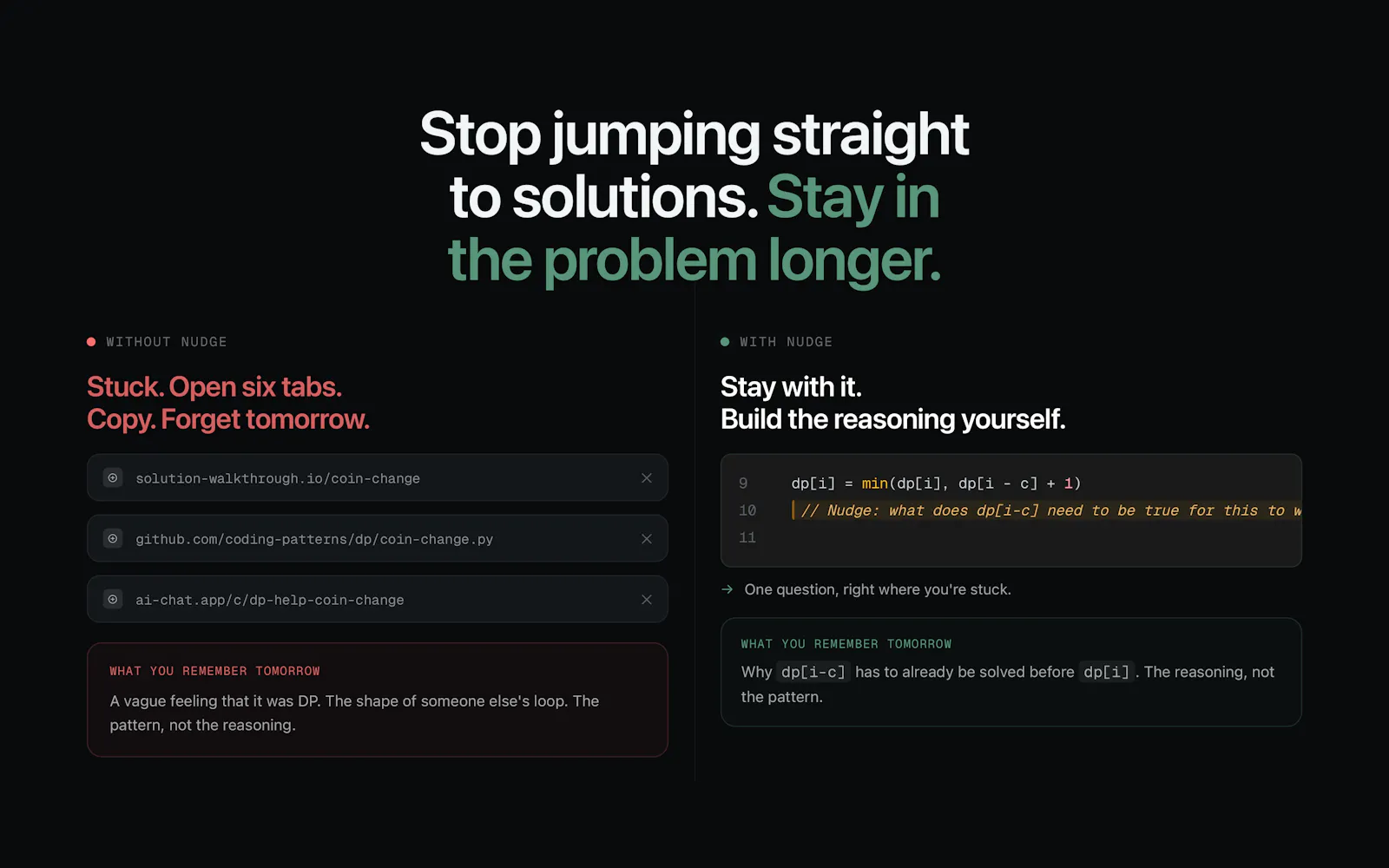 Nudge - AI LeetCode Coach screenshot 2