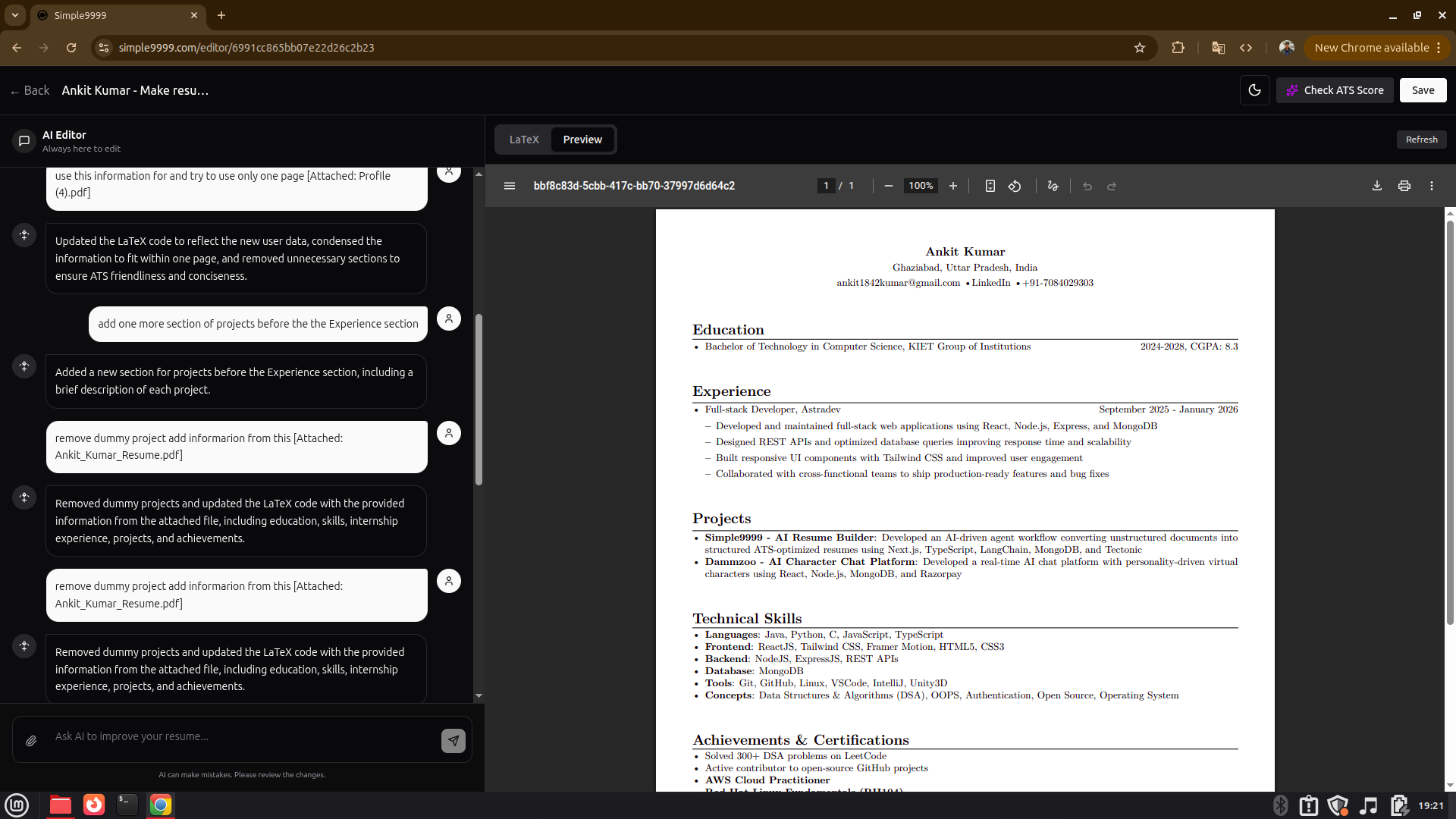 Simple9999 - Main product screenshot demonstrating key features and user interface