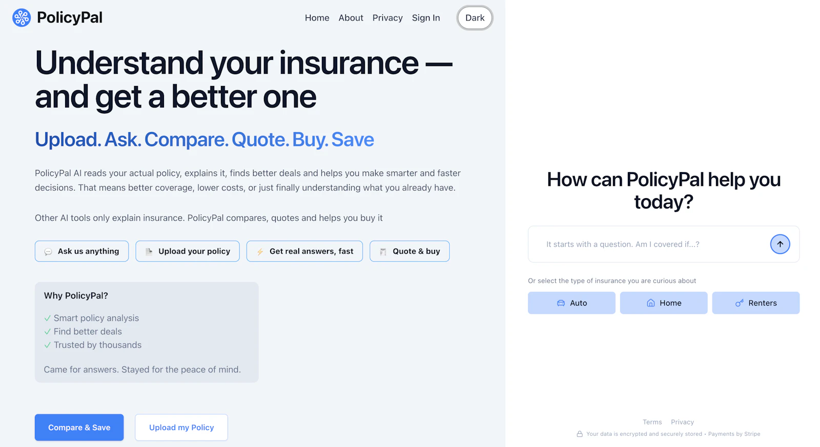 PolicyPal AI screenshot 1