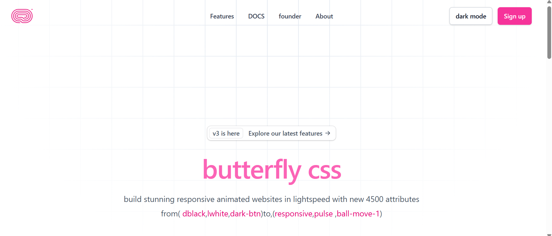butterfly css  framework v3 gallery image