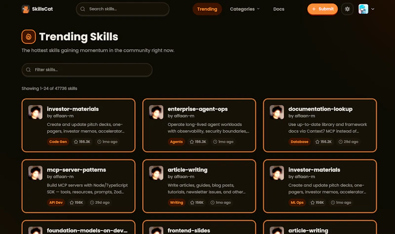 SkillsCat screenshot 2