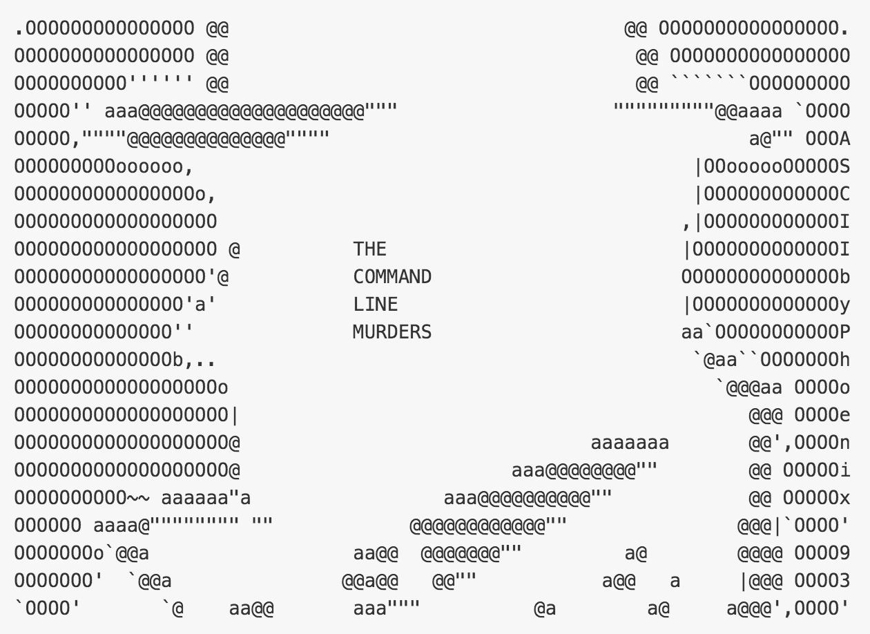 The Command Line Murders