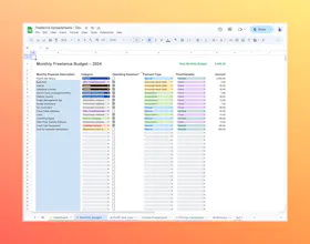 Freelance Spreadsheets gallery image