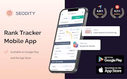 Seodity Rank Tracker - mobile app media 2