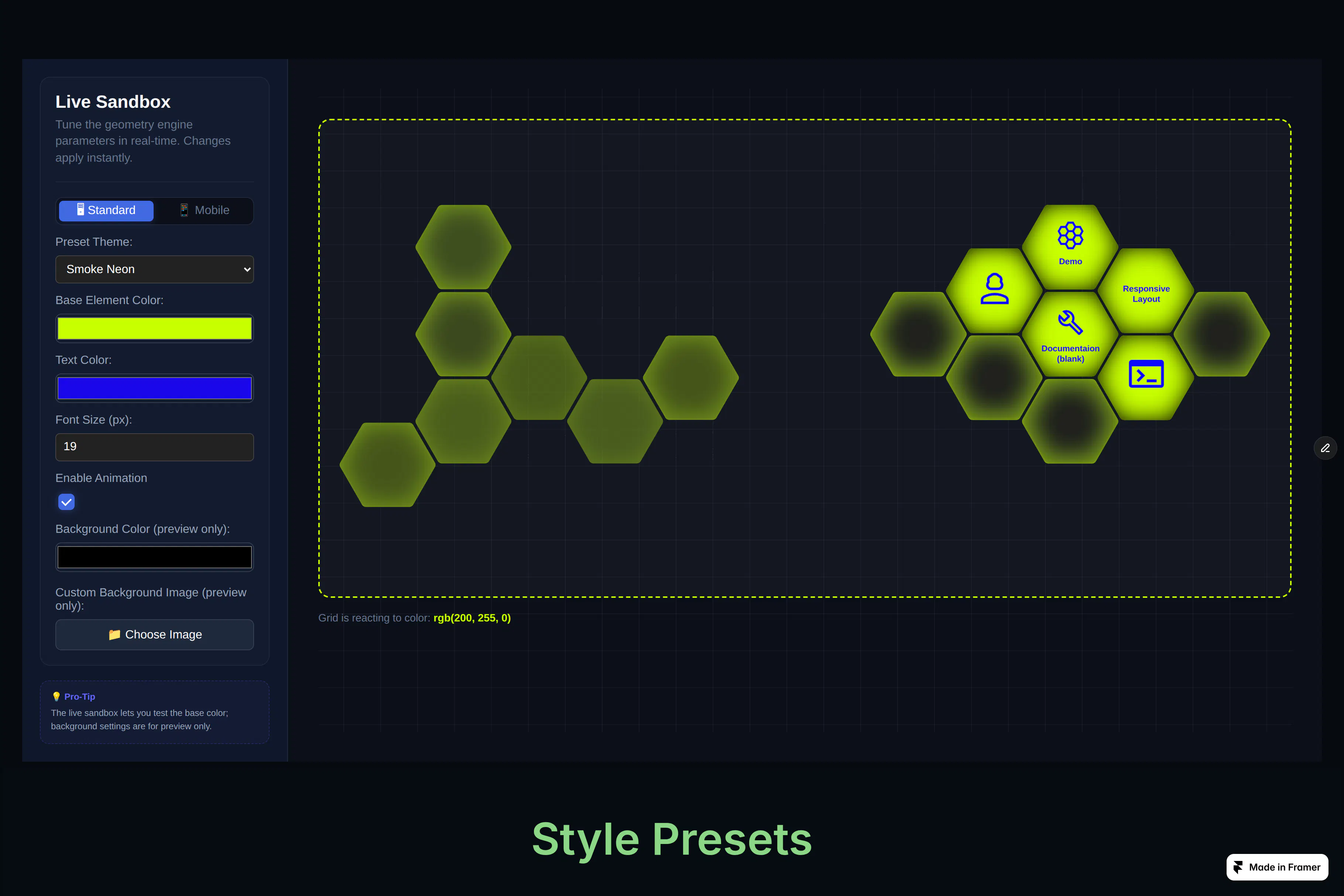Hex Bento Grid gallery image