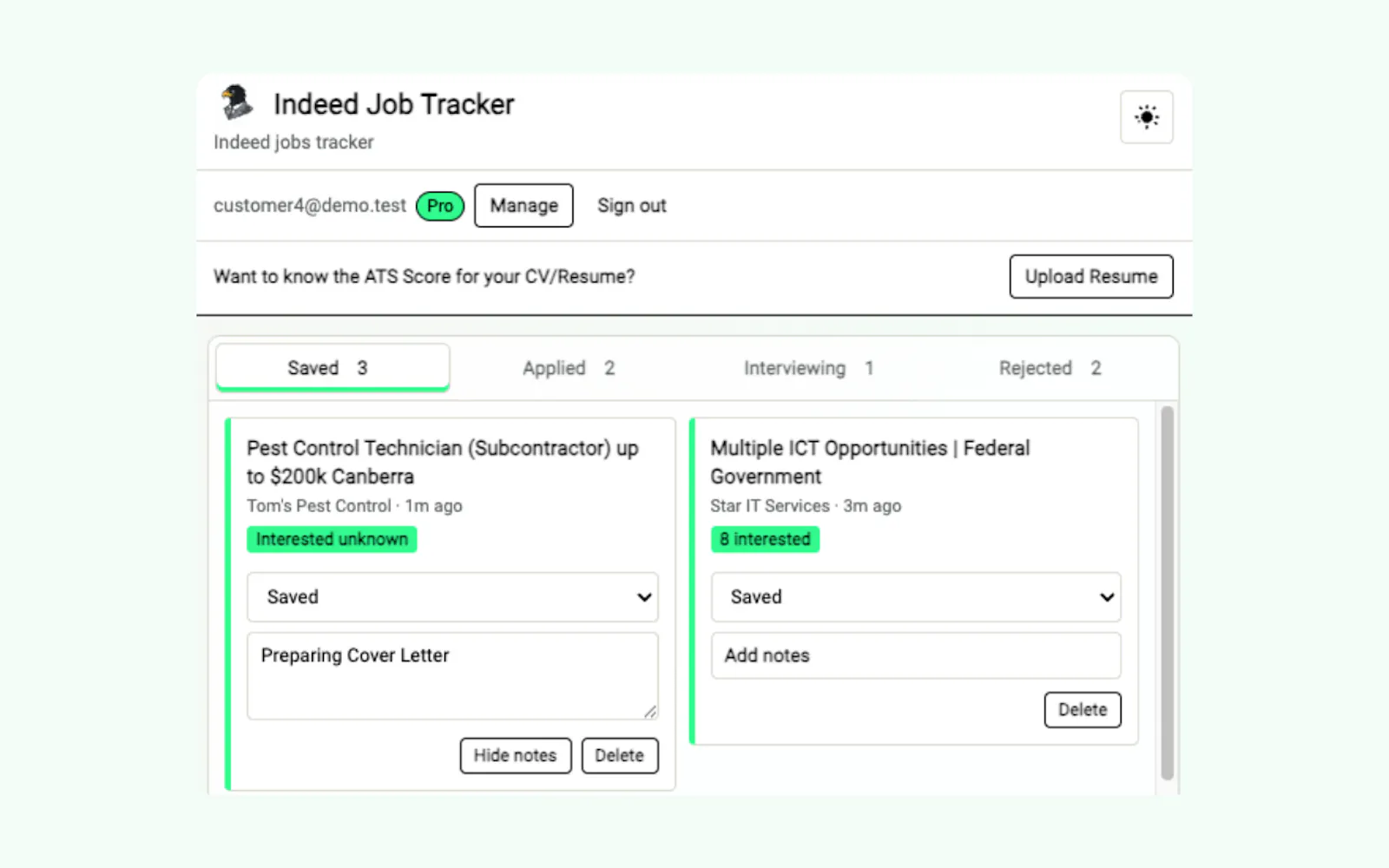 Jobcific screenshot 4