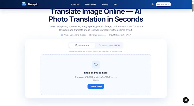 Transpic screenshot 1