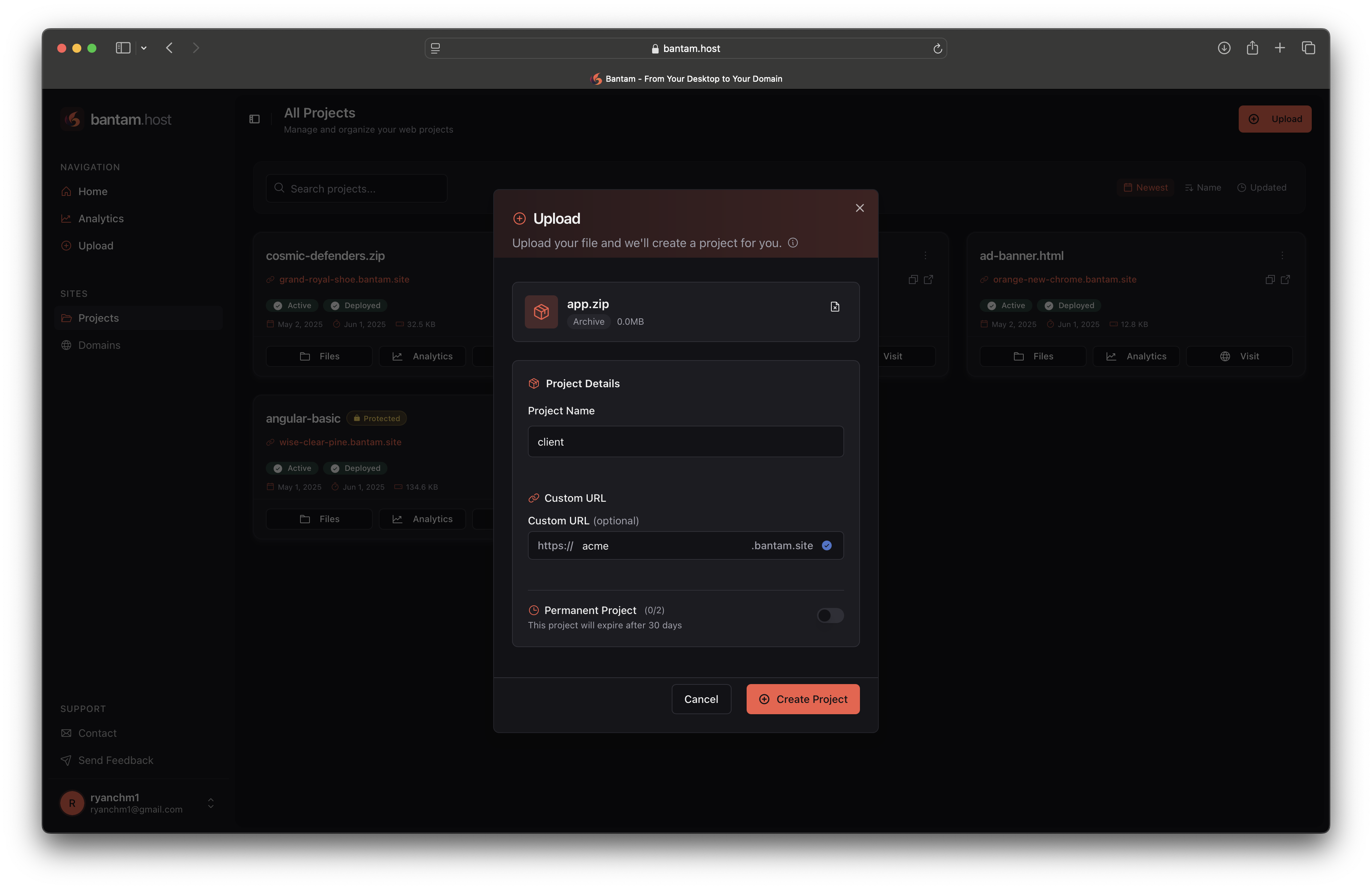 bantam.host - From Your Desktop to Your Domain media 7