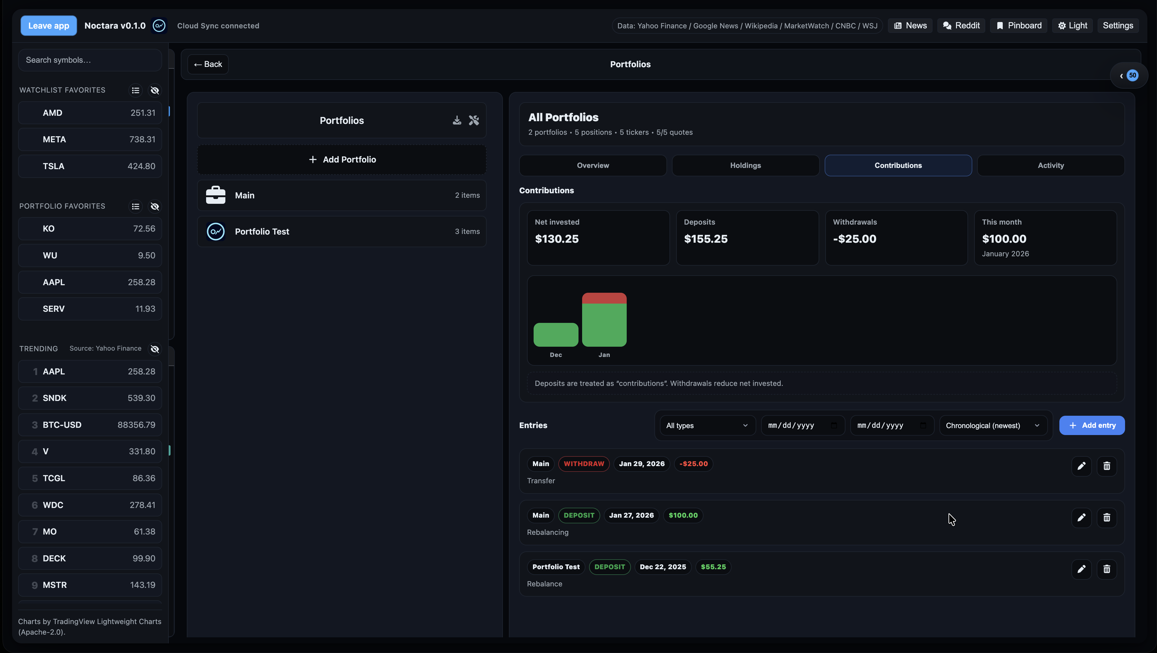 Noctara - Screenshot 3 showing product features and functionality