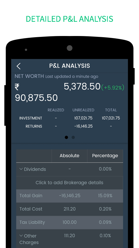 Smallcase Tracker (Portfolio Tracker - NSE Stocks) gallery image
