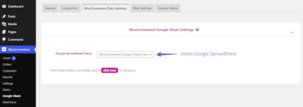 Google Sheet Connector for WooCommerce gallery image