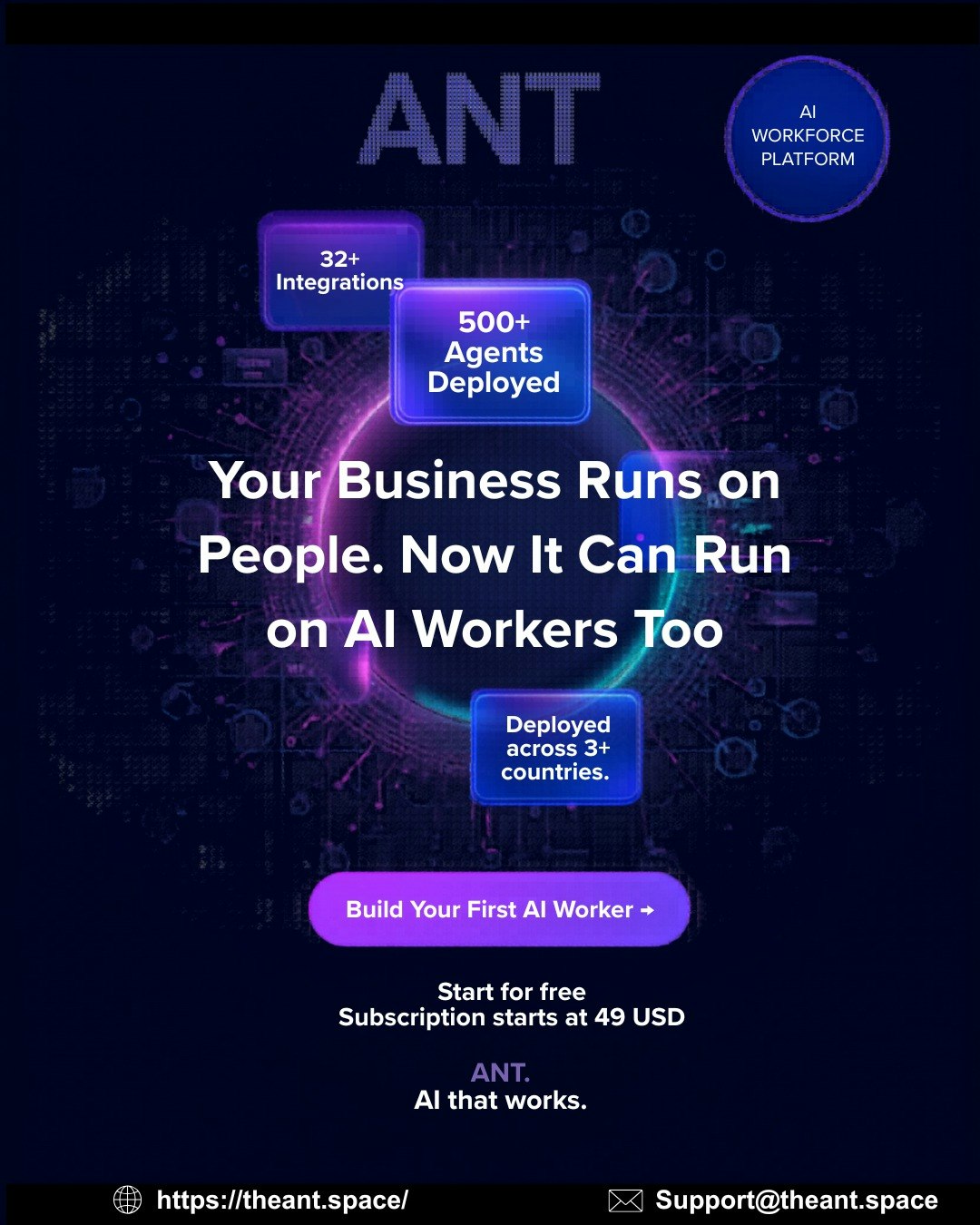 ANT : AI Workforce Platform gallery image