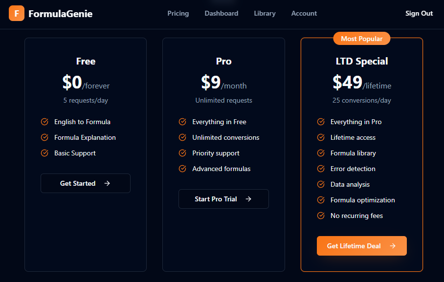 FormulaGenie gallery image