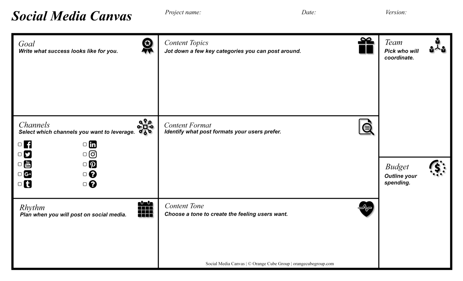 Social Media Canvas gallery image