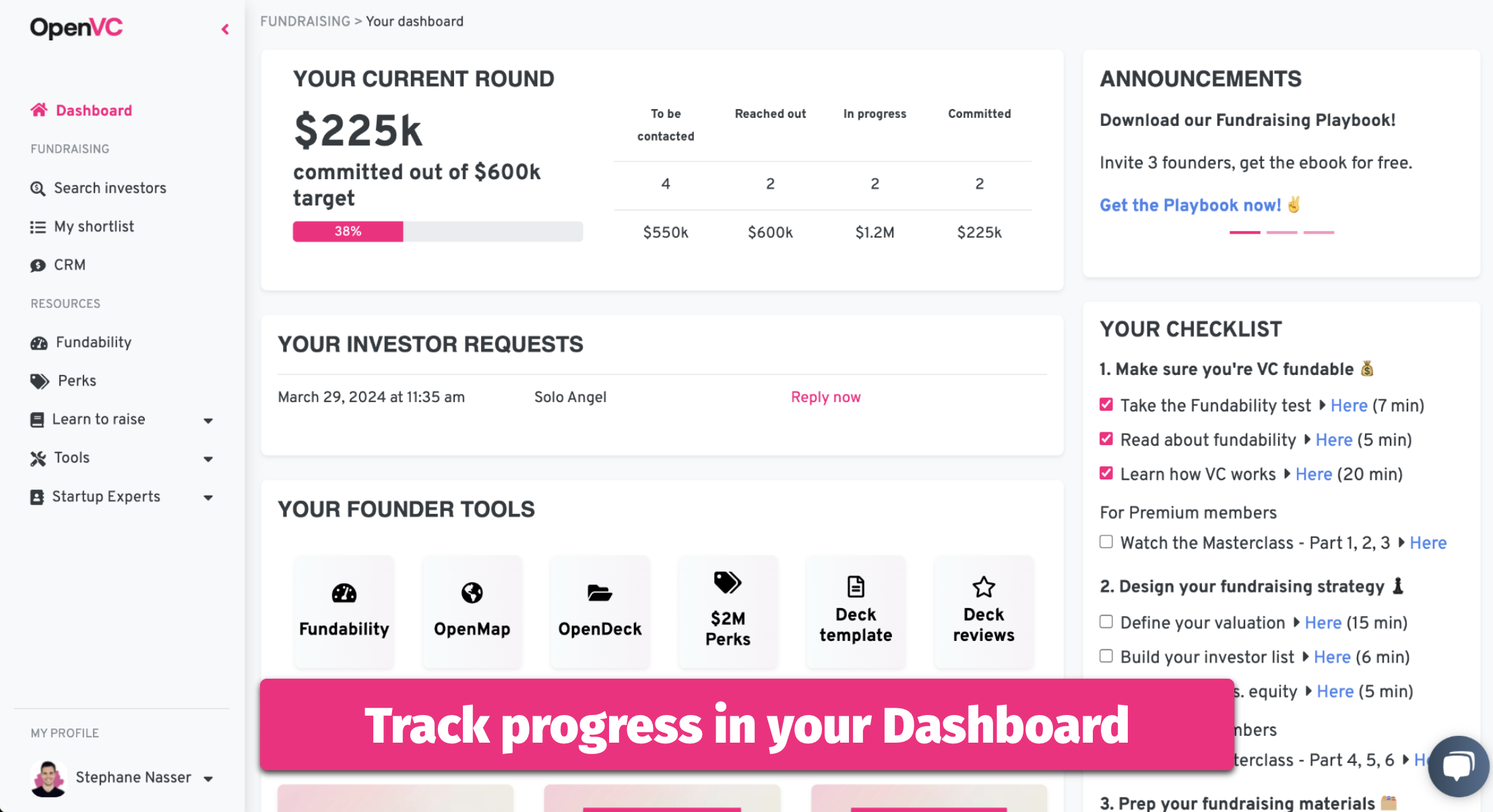 OpenVC籌款CRM - 用光滑，聰明的CRM為您的創業公司籌集資金 media 4