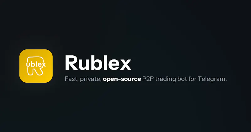 Rublex P2P Bot screenshot 1