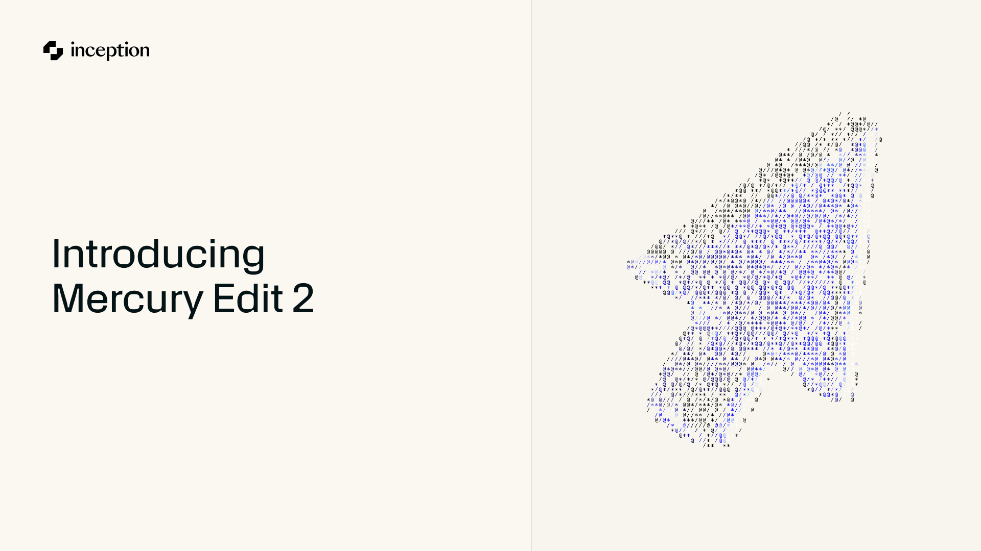 Mercury model interface showing the text generation process